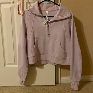 Lululemon Lavender Dew Funnel Neck Scuba